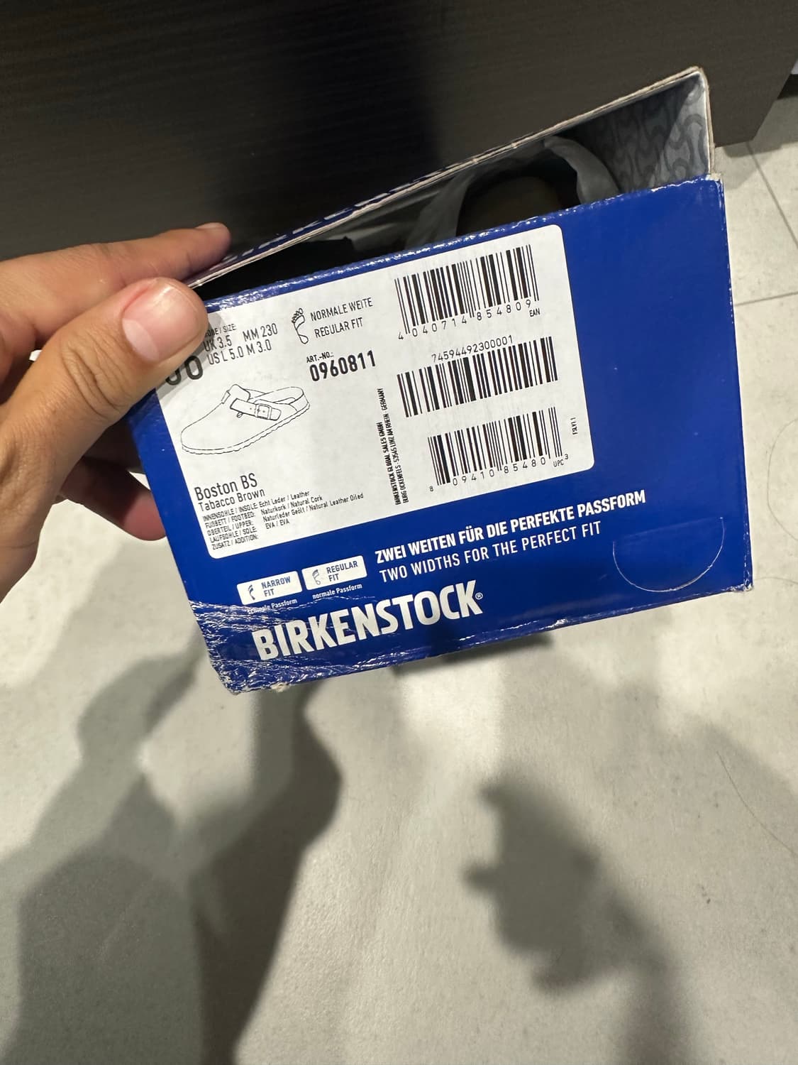 버켄스탁 보스턴 오일드레더 토바코 36사이즈(230) 상품이미지5