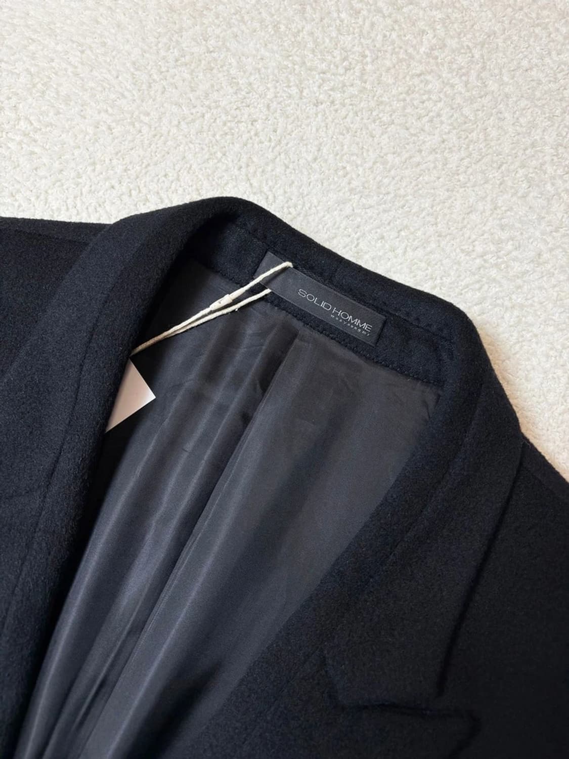솔리드옴므 11FW 캐시미어 울 코트 PN6534 상품이미지3