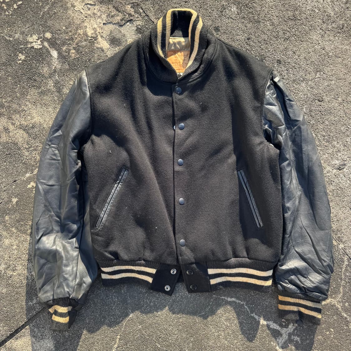 [M] 80s Golden bear 골든베어 Air Mail 바시티자켓 상품이미지1