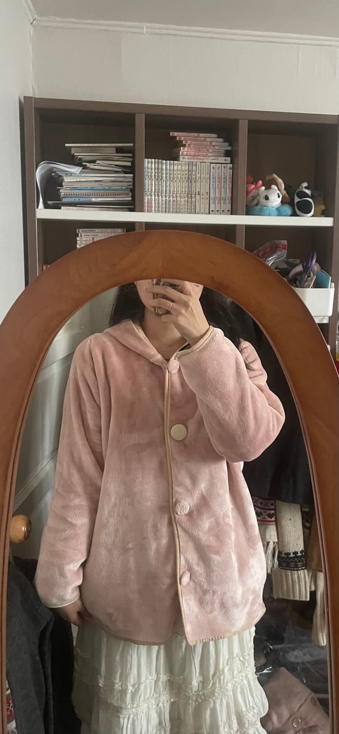 모리걸 빈티지 토끼 플리스 자켓 🐰💗 상품이미지4