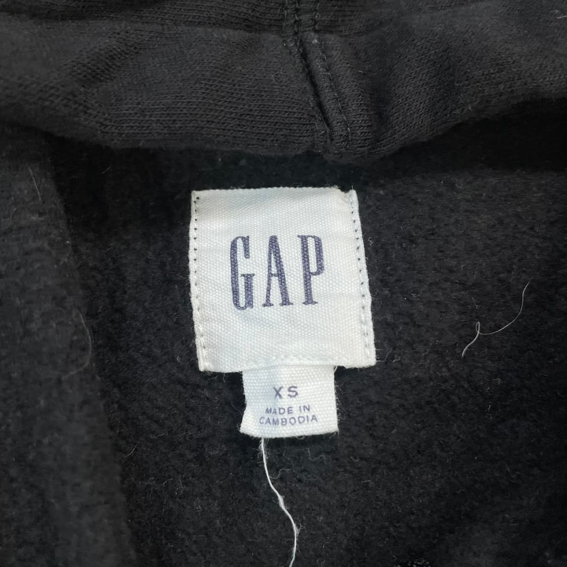 갭 Gap 스펠 로고 후드집업 블랙 상품이미지4