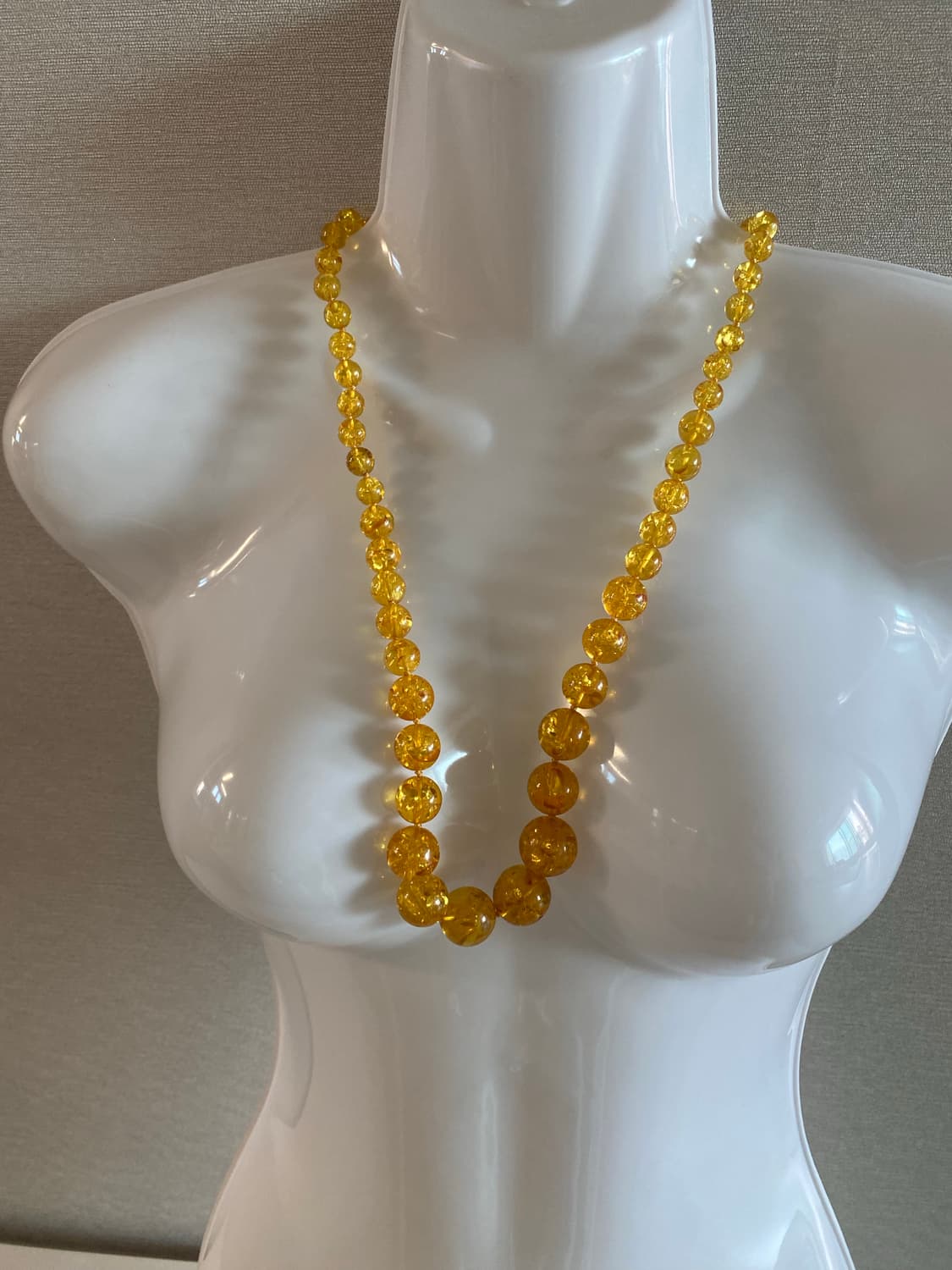 엠버 앰버 호박 구슬 목걸이 상품이미지8