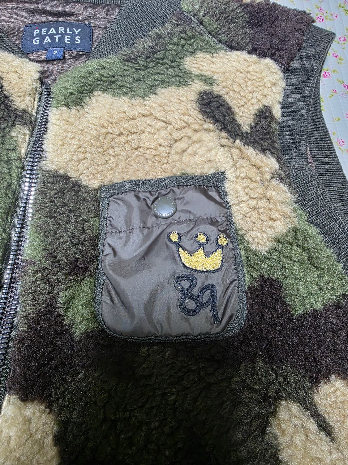 파리게이츠 카모 플리스조끼 상품이미지3