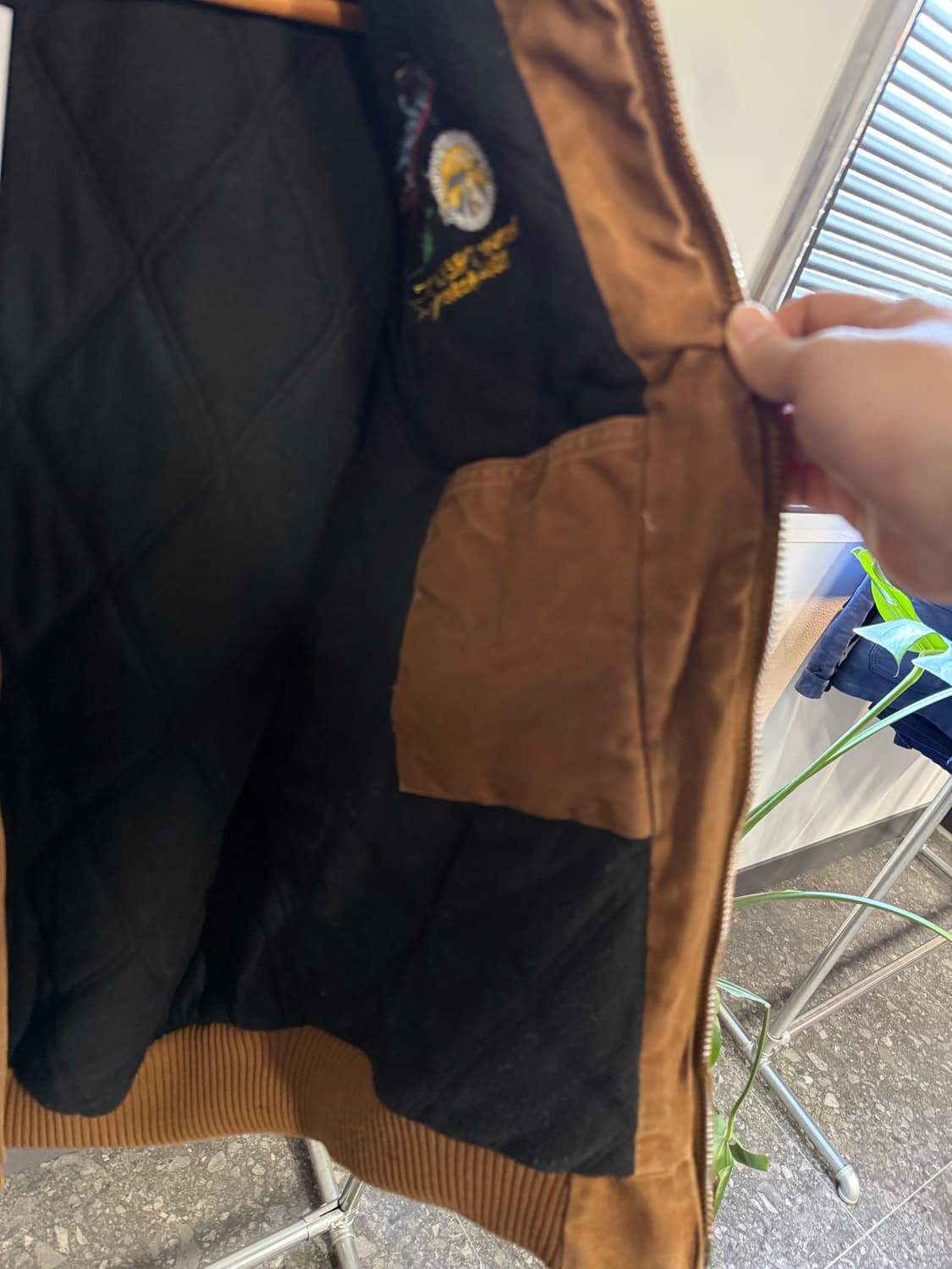 Carhartt 칼하트 디트로이트 자켓 브라운 L 상품이미지5