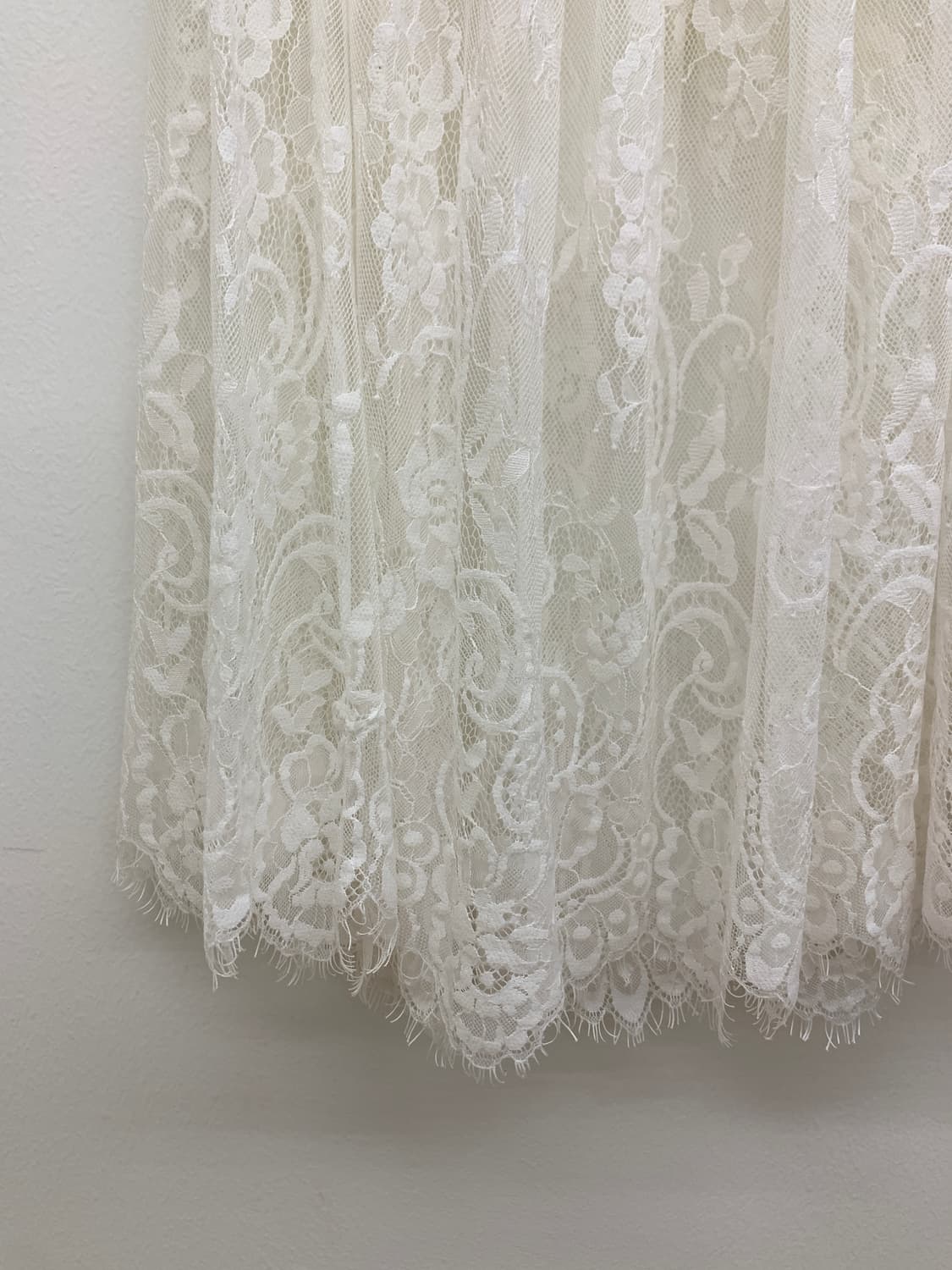 레이스 시스루 밴딩 스커트 lace skirt 상품이미지2