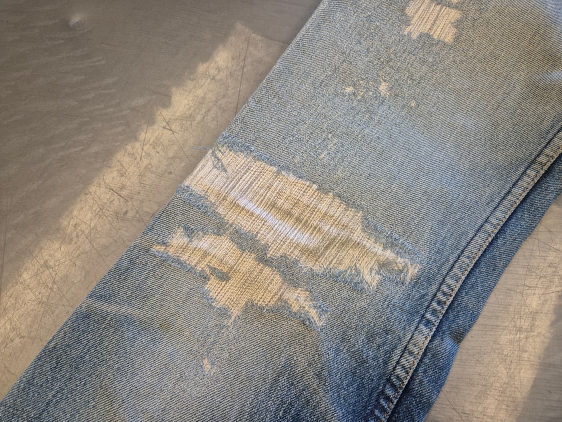 90s 리바이스 517 하드 디스트레스드 부츠컷 팬츠 상품이미지7