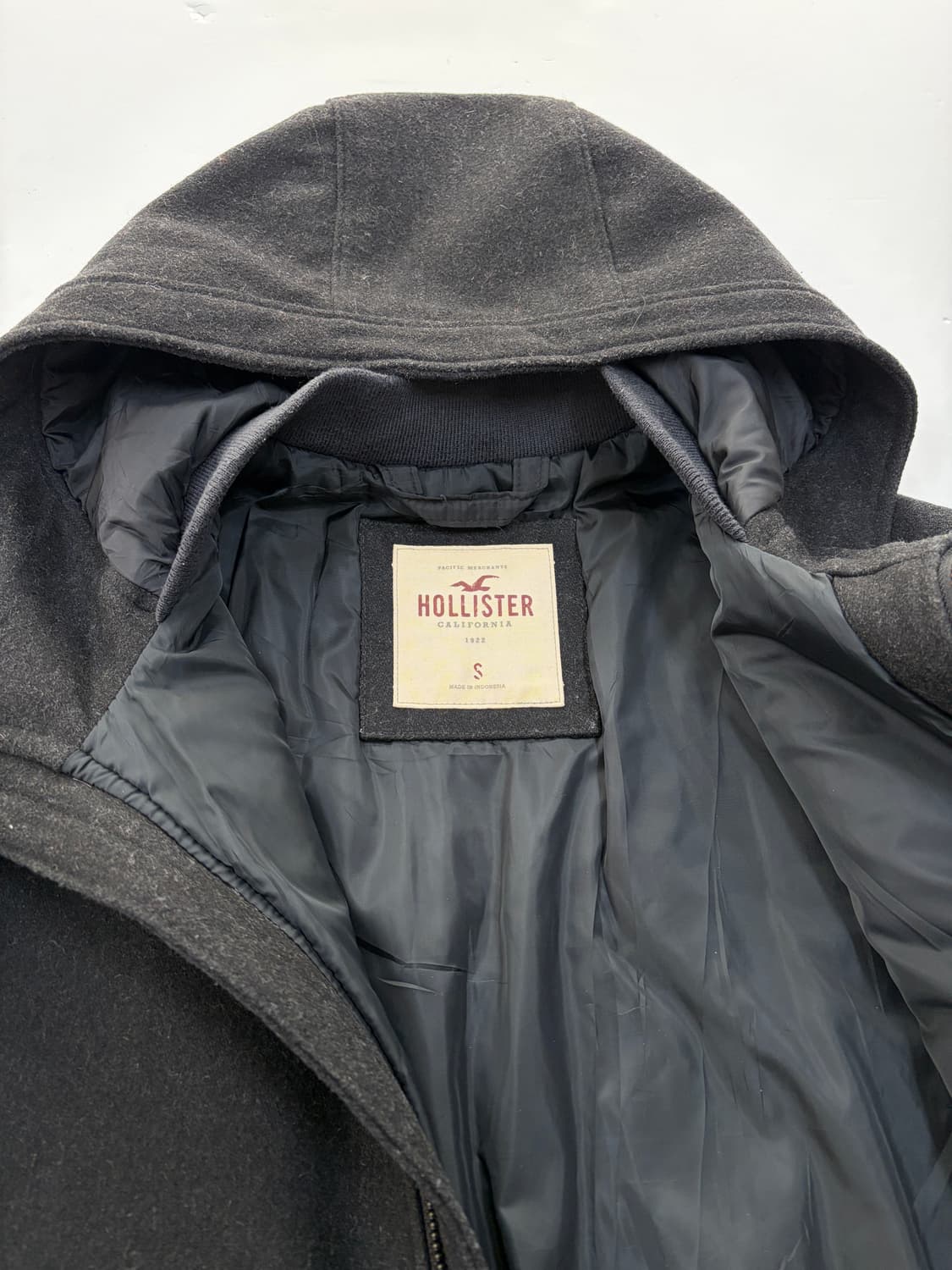 홀리스터 양모 후드 집업 자켓 상품이미지4