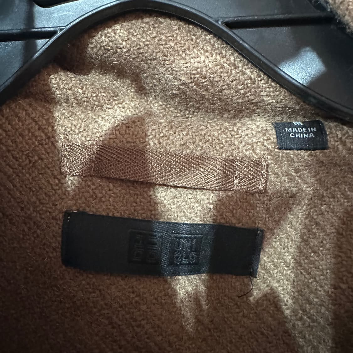 유니클로 카멜 더플코트 M 상품이미지3