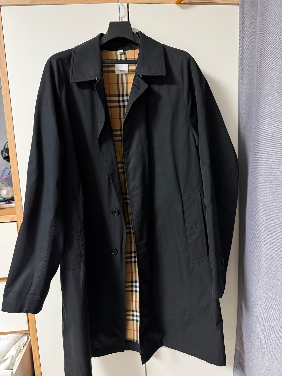 버버리 캠든 카코트 블랙 50사이즈 상품이미지1