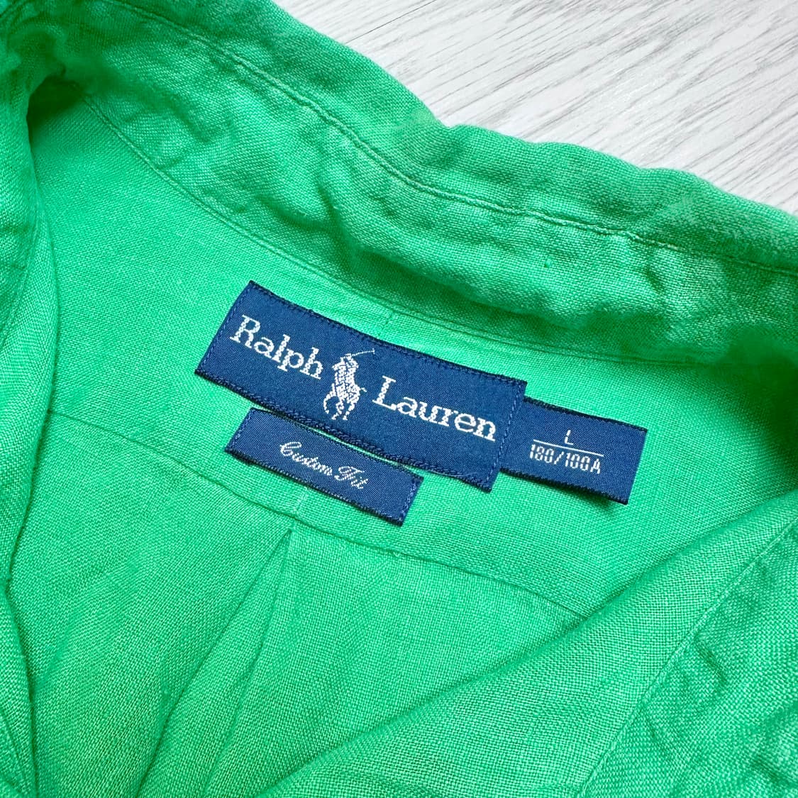 랄프로렌 커스텀 핏 리넨셔츠 상품이미지3