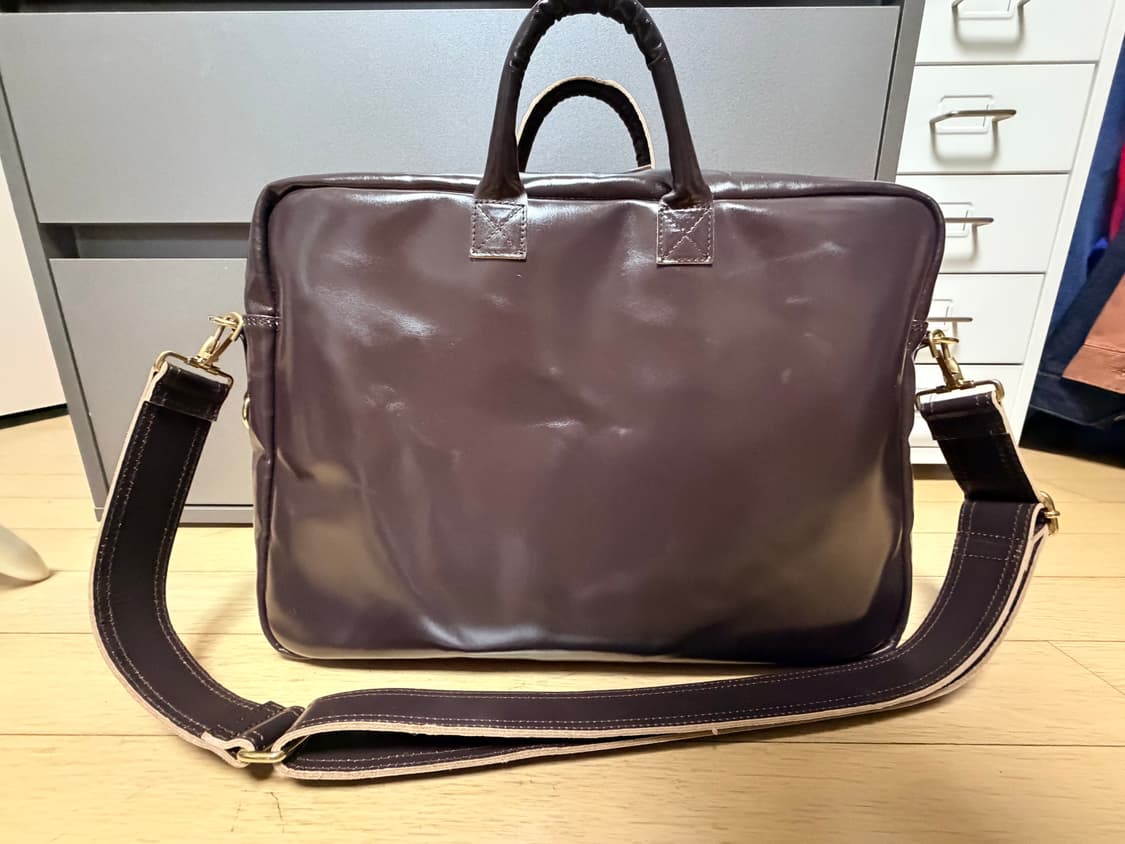 엠비스 A2 브리프케이스 브라운 16인치 상품이미지2