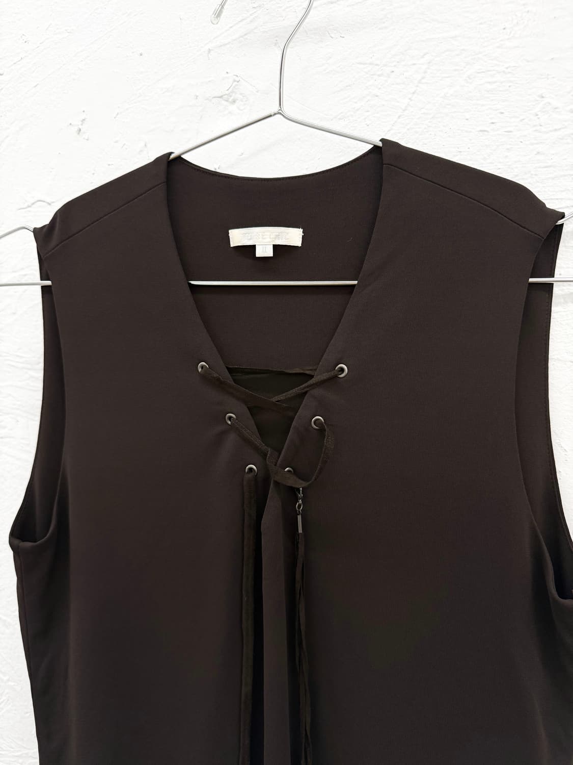 to be chic 레이스업 페더 슬리브리스 상품이미지2