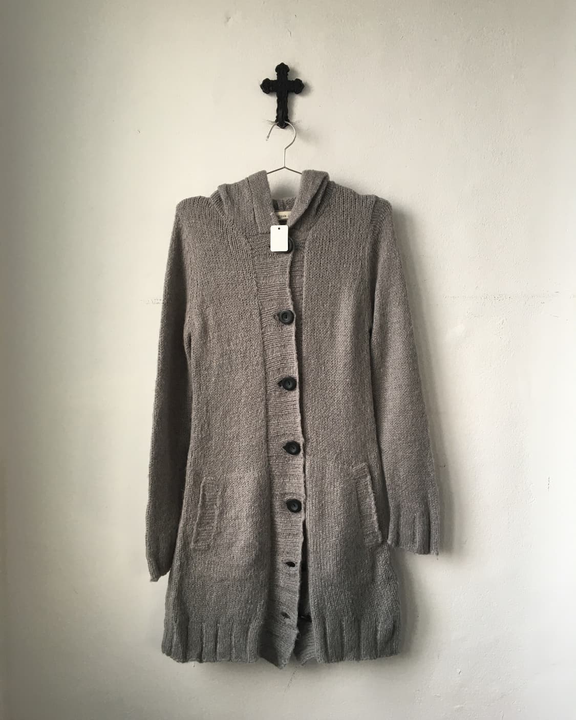 Hood knit cardigan 상품이미지2
