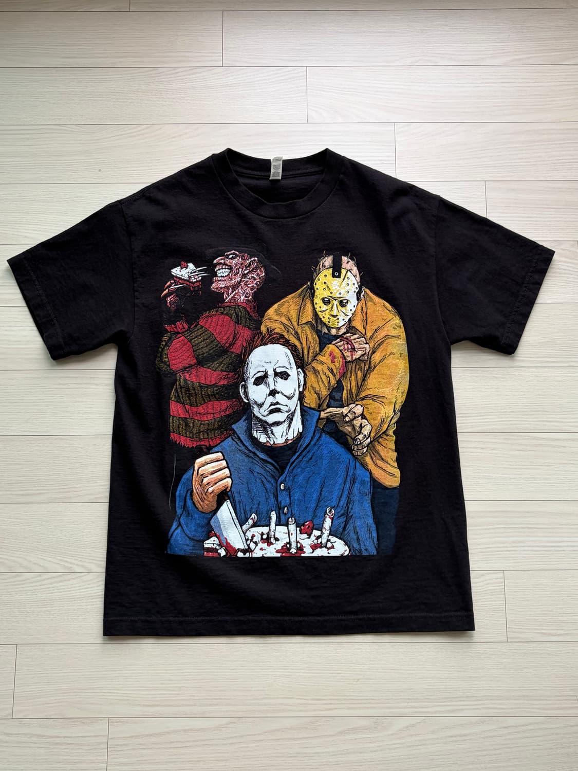 00s 아메리칸 빈티지 나이트메어 3인방 티셔츠 M (97) 상품이미지1