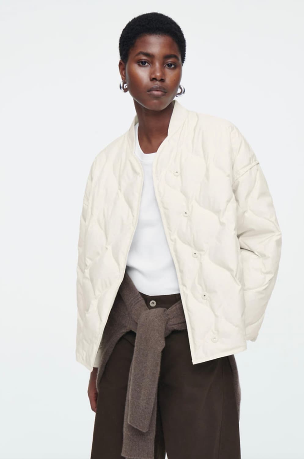 코스 cos 퀼티드 오버사이즈 자켓 상품이미지1