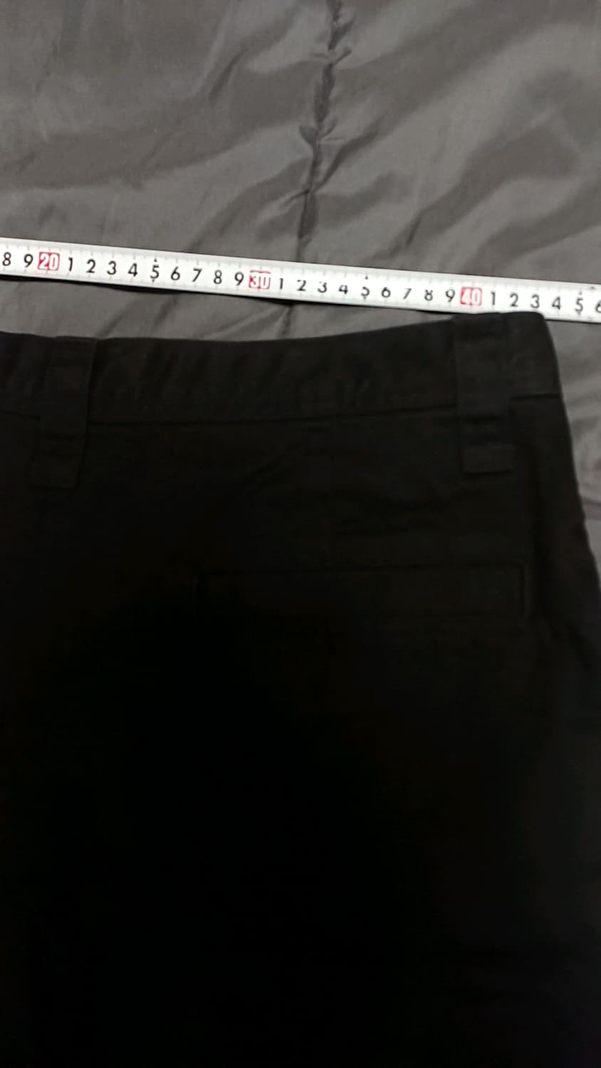 유니클로 와이드블랙팬츠 33인치 기장105 상품이미지7