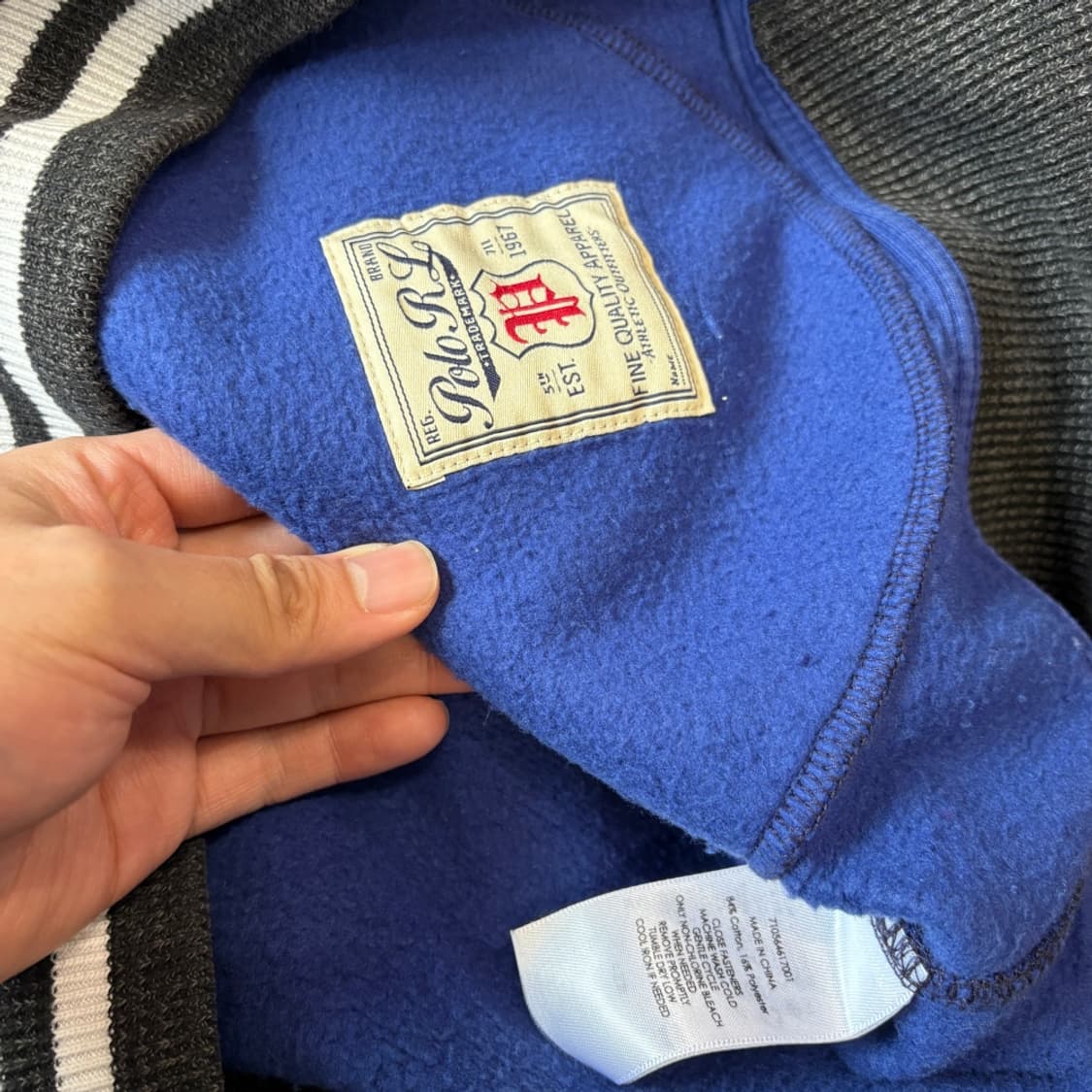 폴로 타이거 엠브로이드 스타디움 바시티 자켓  상품이미지9