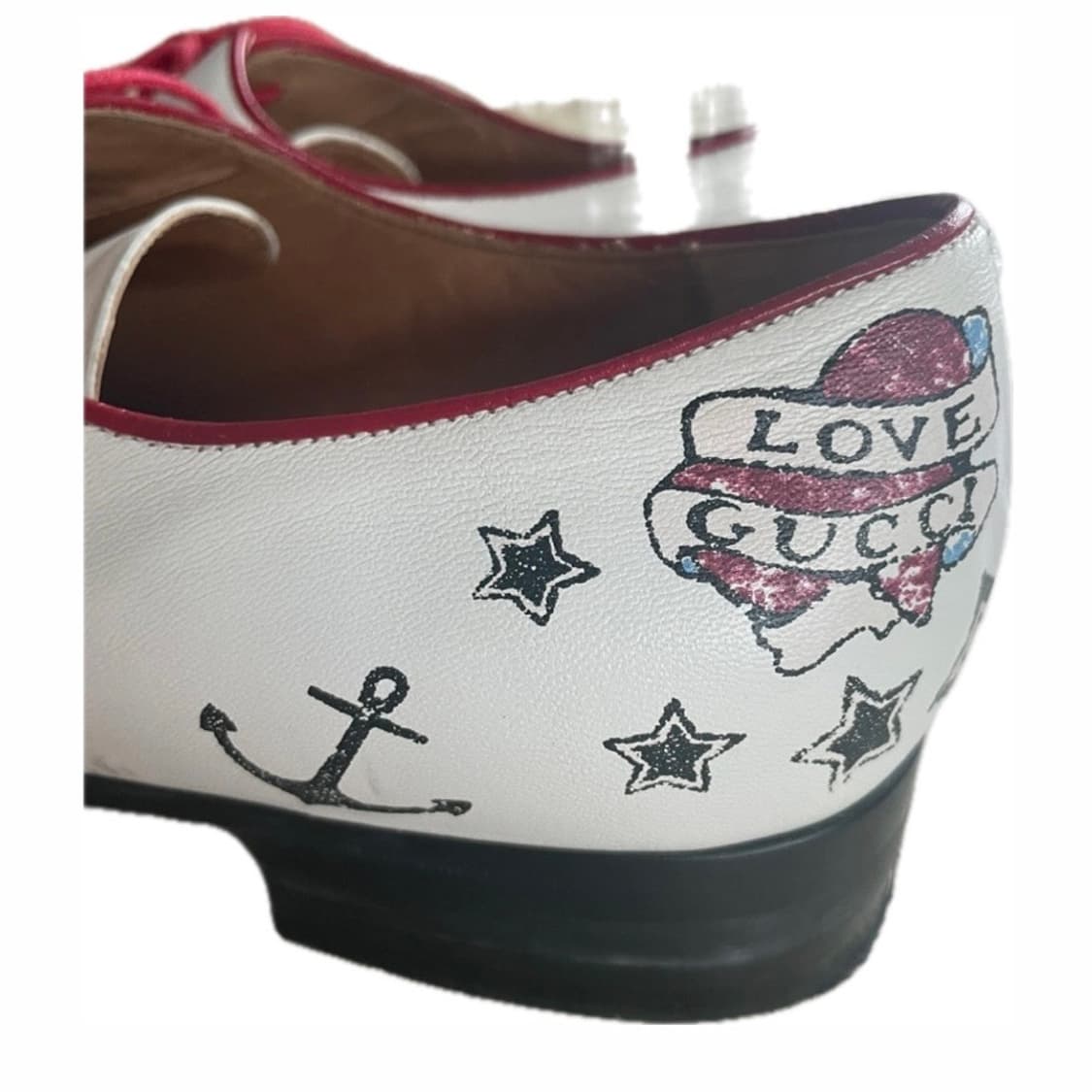 구찌 05aw 타투 핸드페인트 옥스퍼드 슈즈 상품이미지3