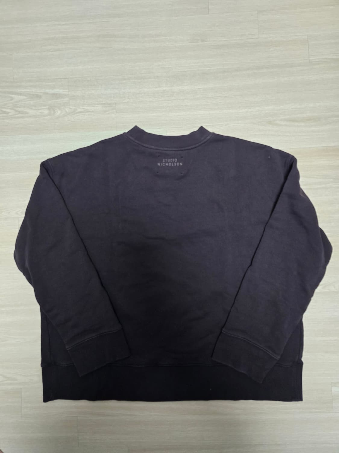 스튜디오니콜슨 맨투맨 네이비, 퍼플 상품이미지6