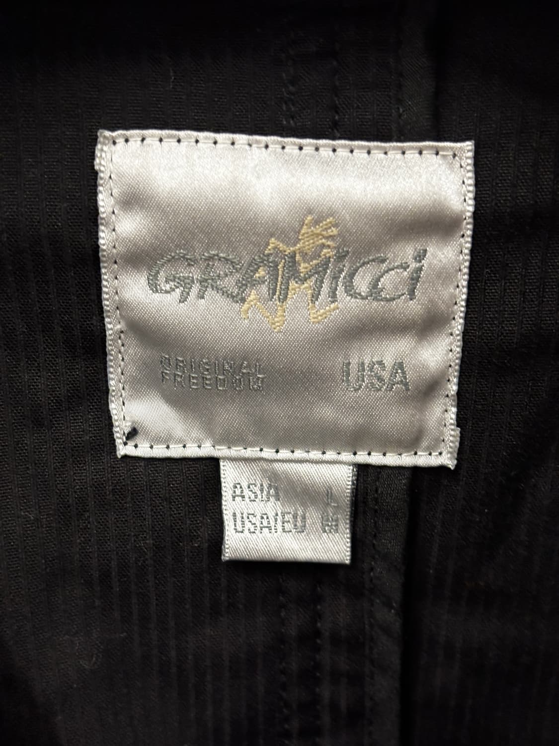 Gramicci 코듀로이 자켓 블랙 L 상품이미지4