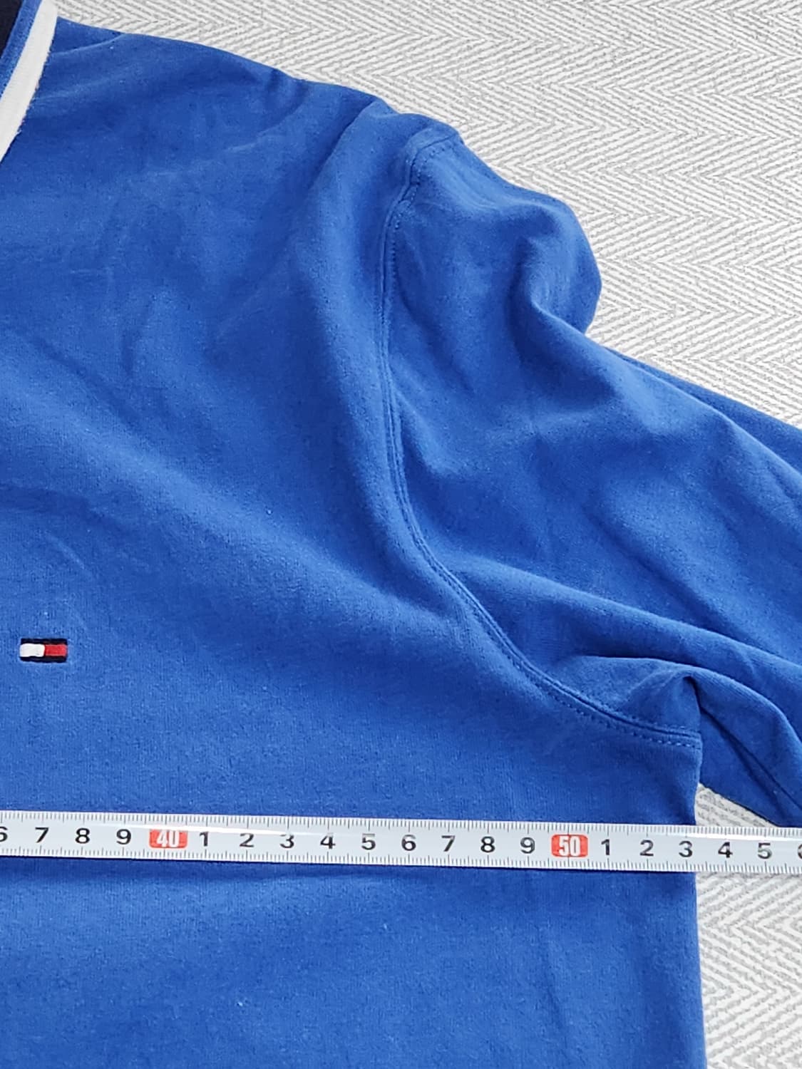 [L] 타미힐피거 슬림핏 긴팔 폴로티 남성 L사이즈 상품이미지7