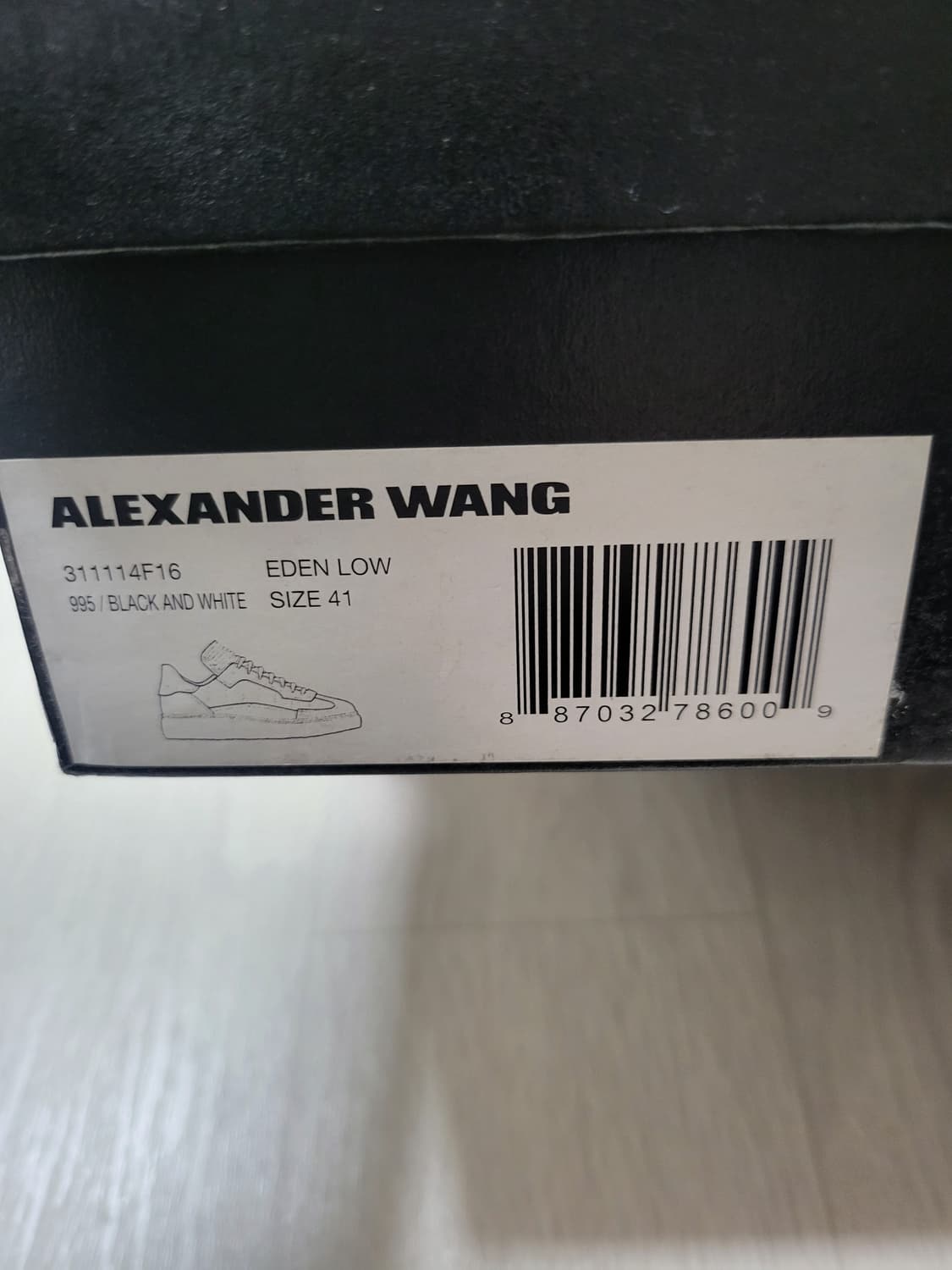 알렉산더왕 EDEN LOW Calfskin 스웨이드 가죽스니커즈 상품이미지7