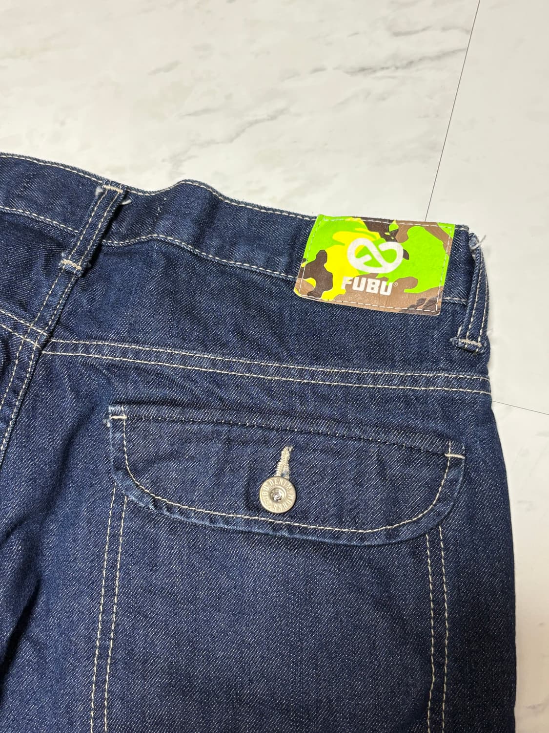 FUBU 스티치7부데님팬츠32 상품이미지4