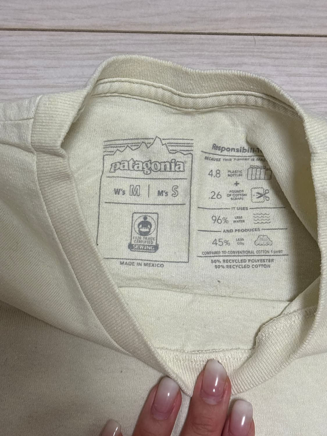 파타고니아 반팔 레몬컬러 상품이미지2