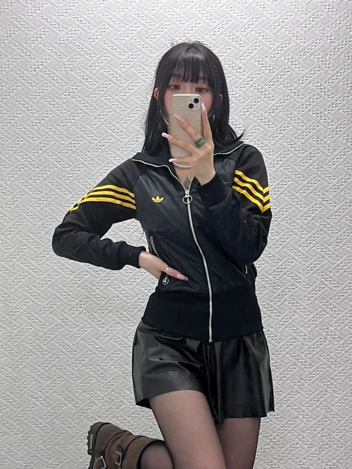 아디다스 올드스쿨 레트로 더블 윈터 져지 집업 자켓 S C12291 상품이미지1
