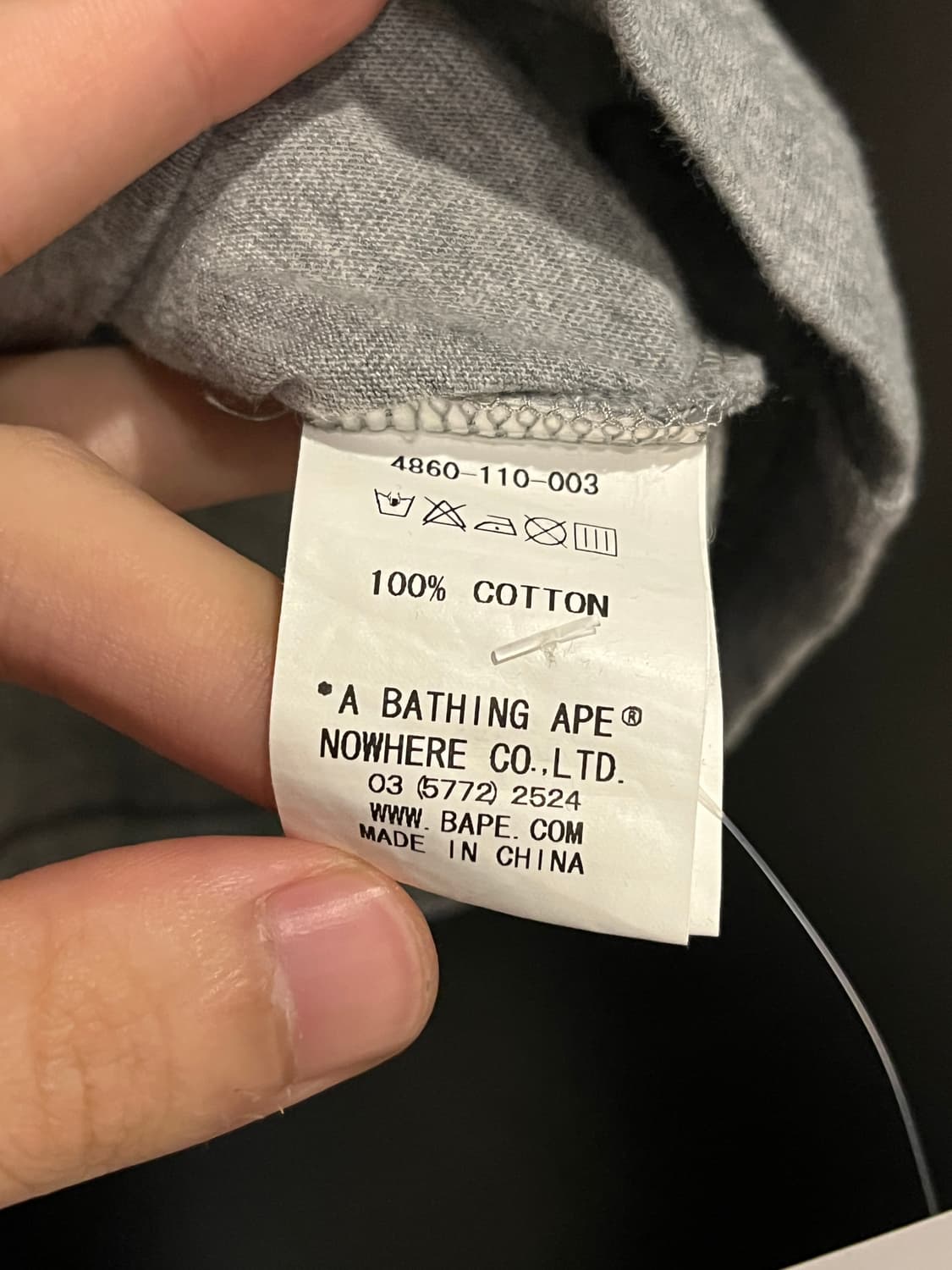 베이프 파이레츠 에이프 그레이 반팔티 상품이미지5