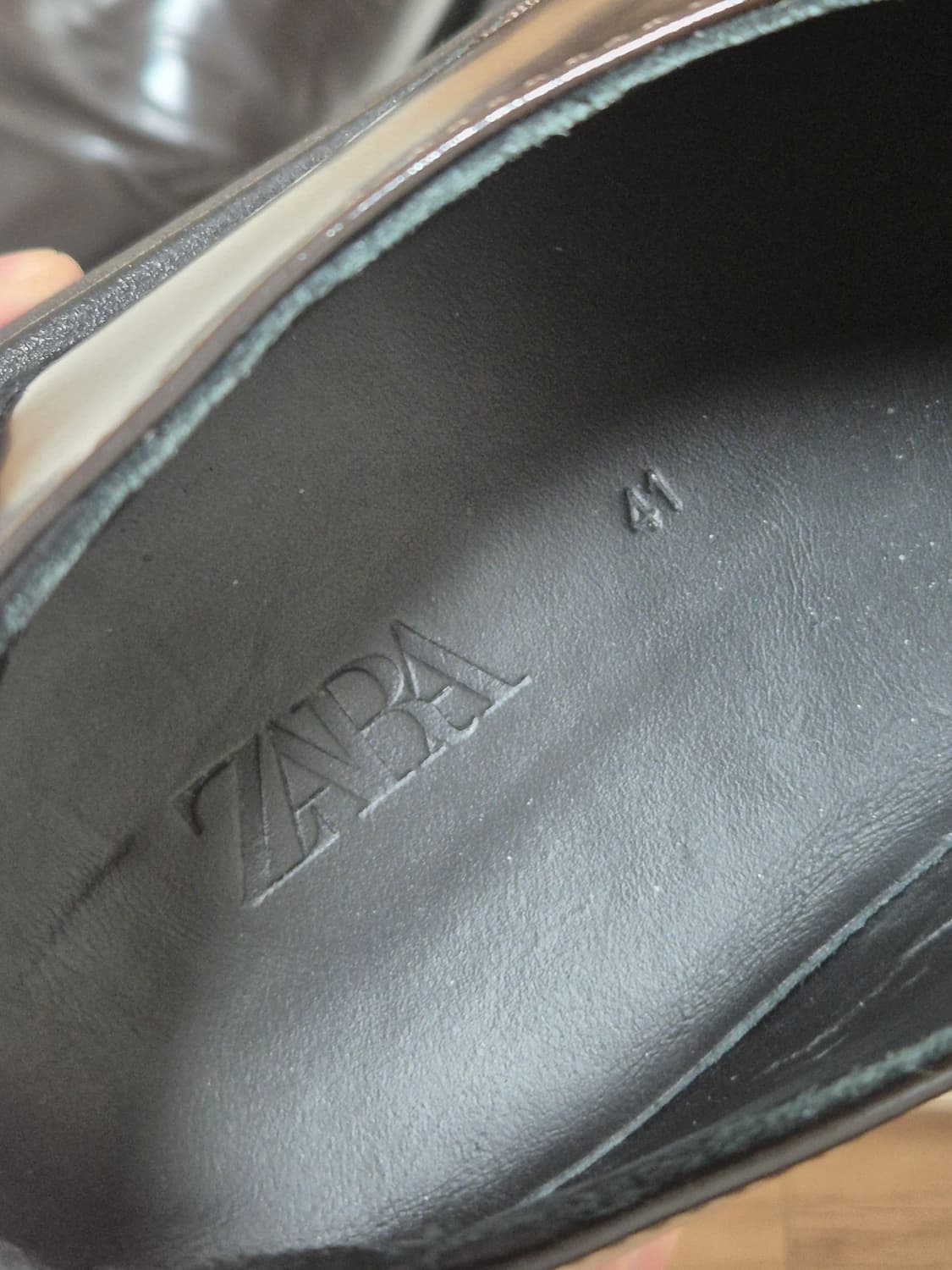 (41)자라 볼륨 리얼 레더 더비 슈즈 상품이미지6