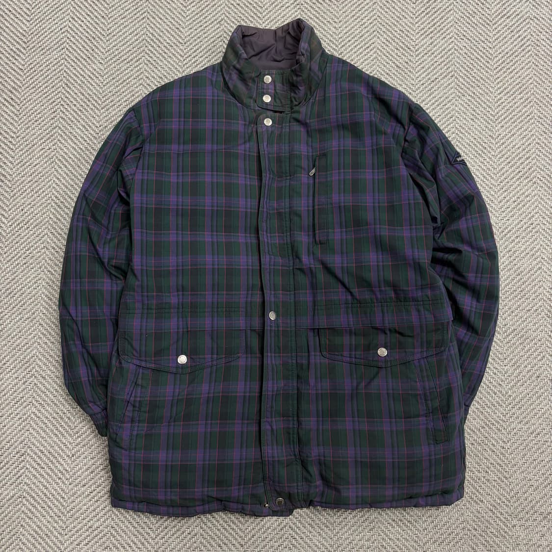 입생로랑 리버시블 구스다운 체크패딩 v1583 상품이미지1