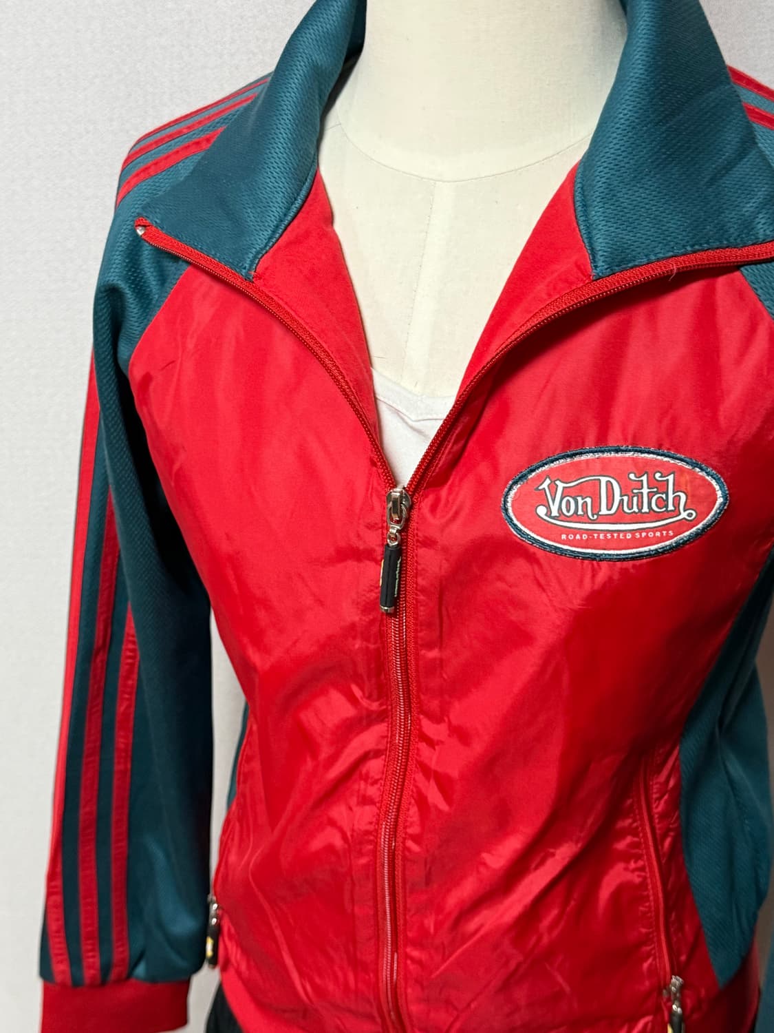 본더치 y2k 빈티지 배색 윈드브레이커 트랙집업 상품이미지5