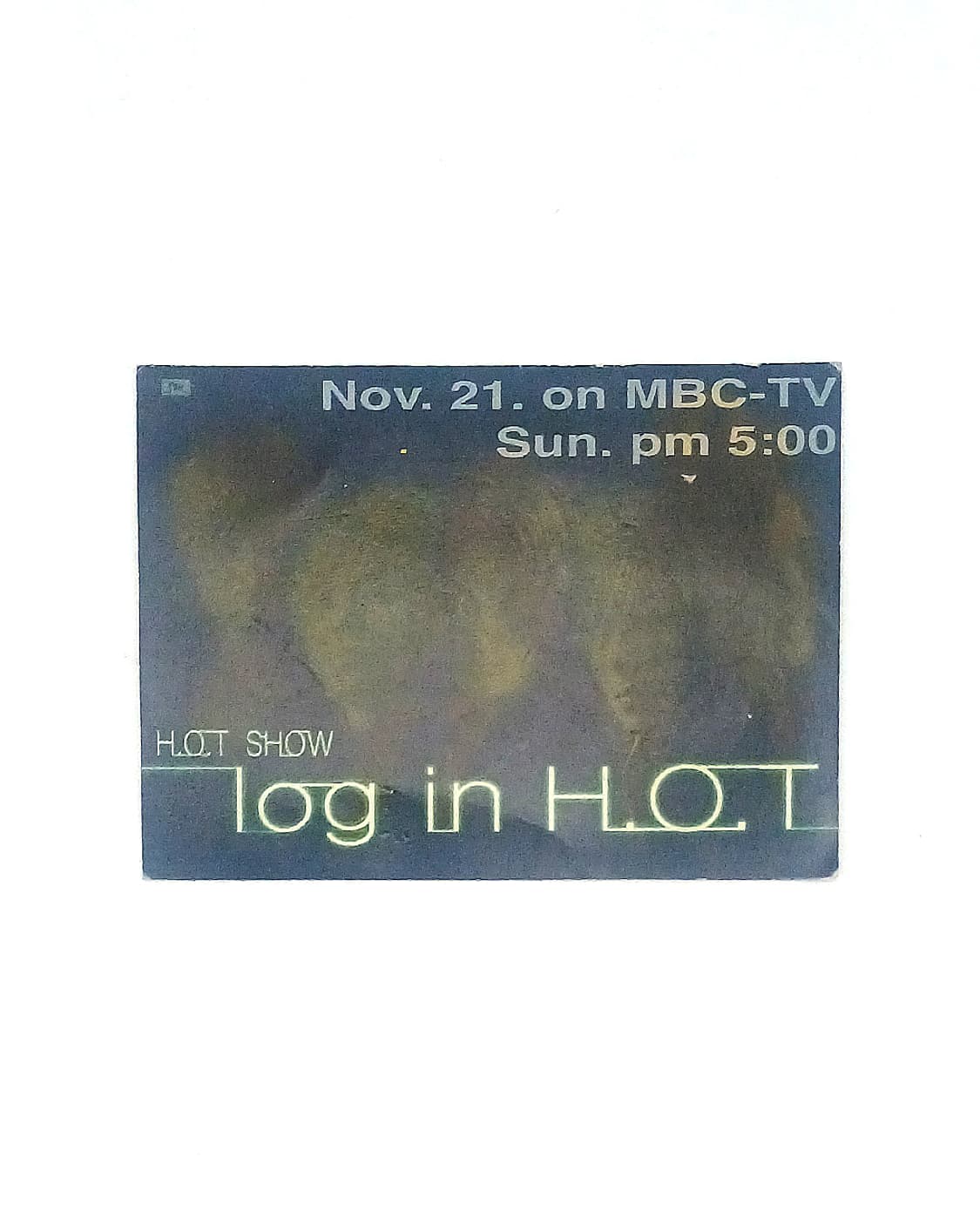 강타 문희준 이재원 토니 장우혁 에쵸티 mbc 단독 첫방송 홍보물 명함 상품이미지1