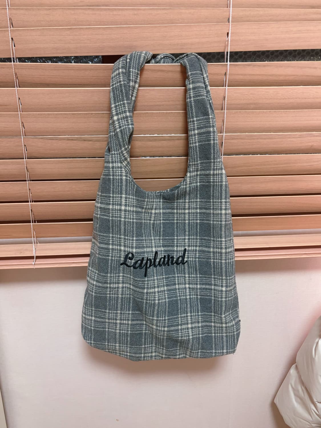 실물 ㄹㅈㄷ Lapland 체크 숄더백🤍♟️ 상품이미지1