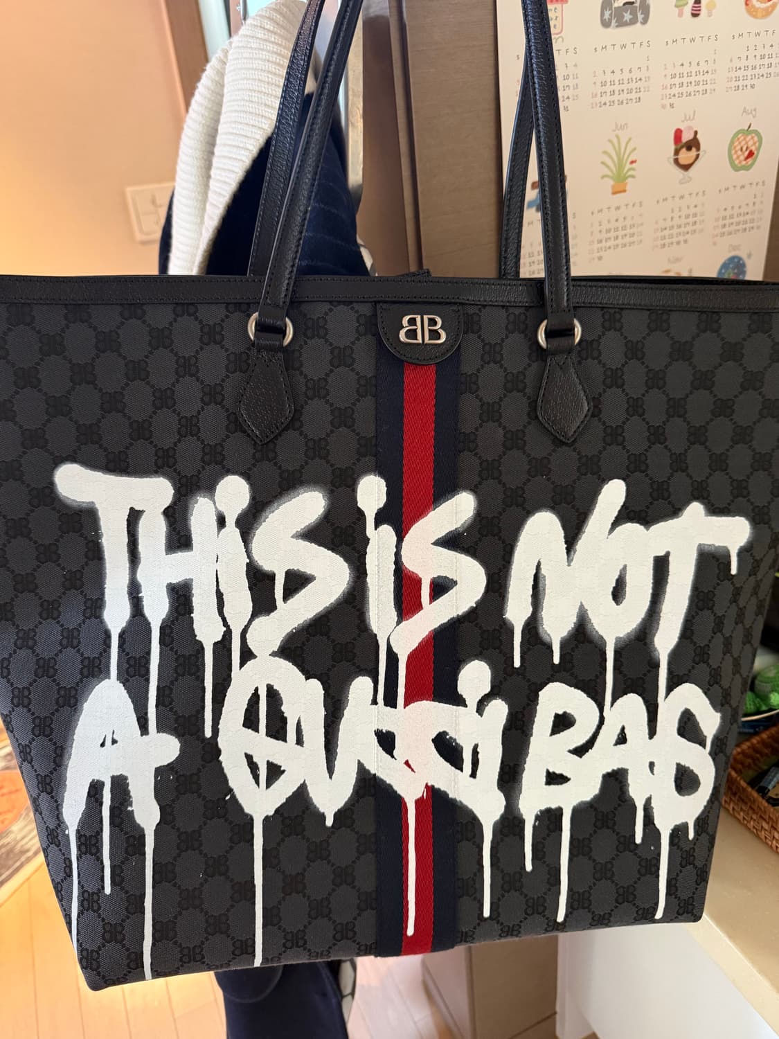 발렌시아가 x 구찌 토트백 상품이미지1