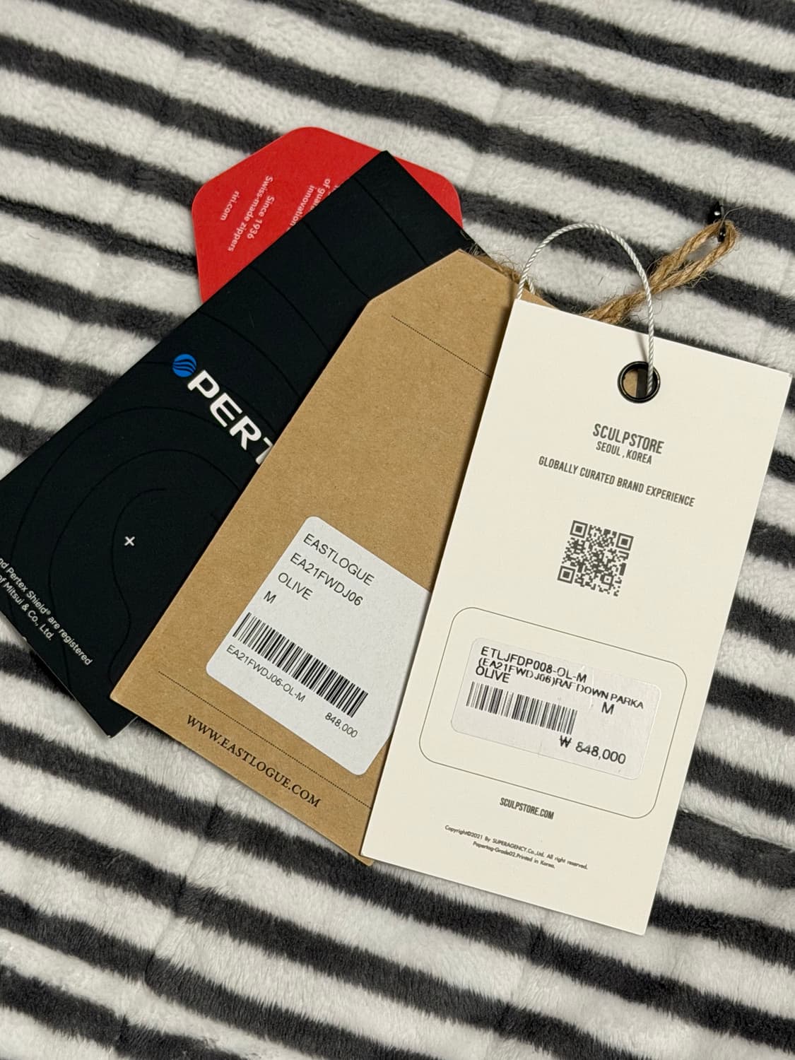 이스트로그 / raf패딩 올리브 /M 사이즈 상품이미지7