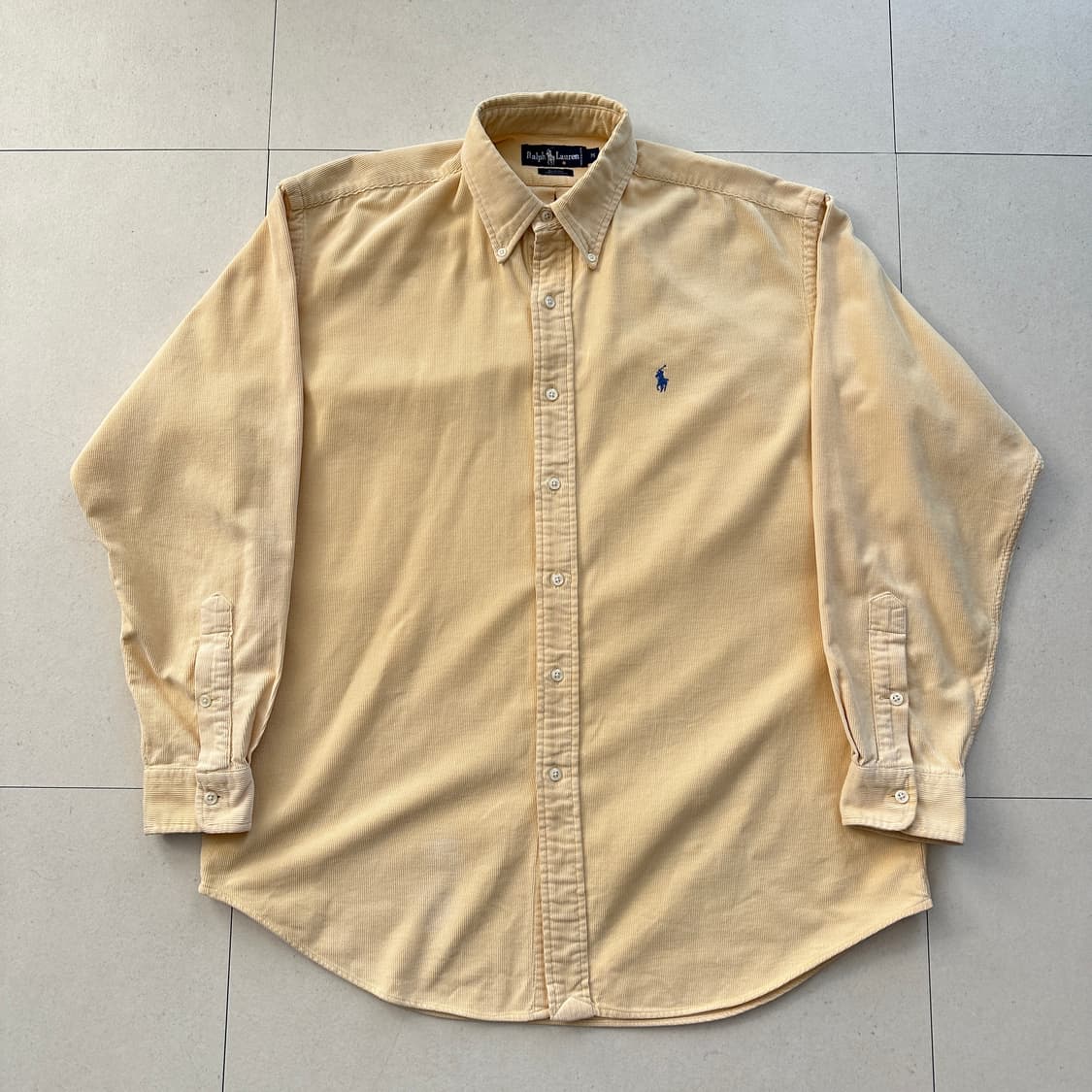 90s 폴로 랄프로렌 코듀로이 BLAIRE 셔츠 베이지 M  상품이미지1