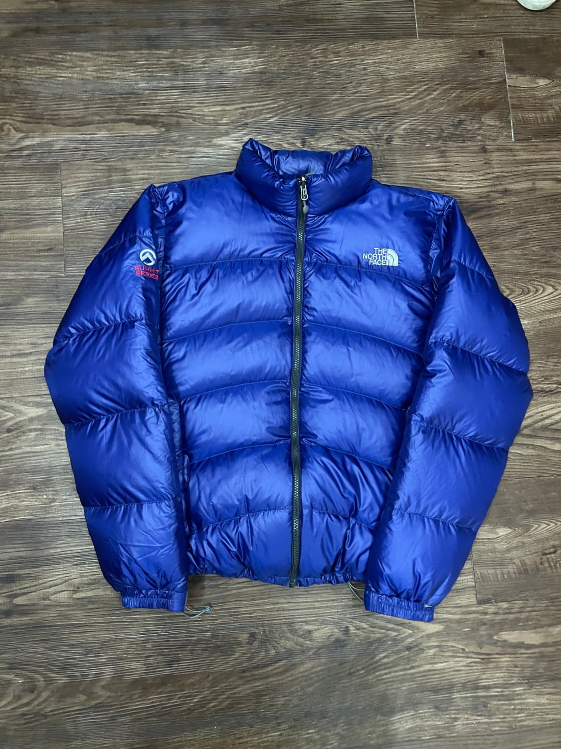 노스페이스 아콘카구아 써밋 다운 패딩 자켓 블루 상품이미지1