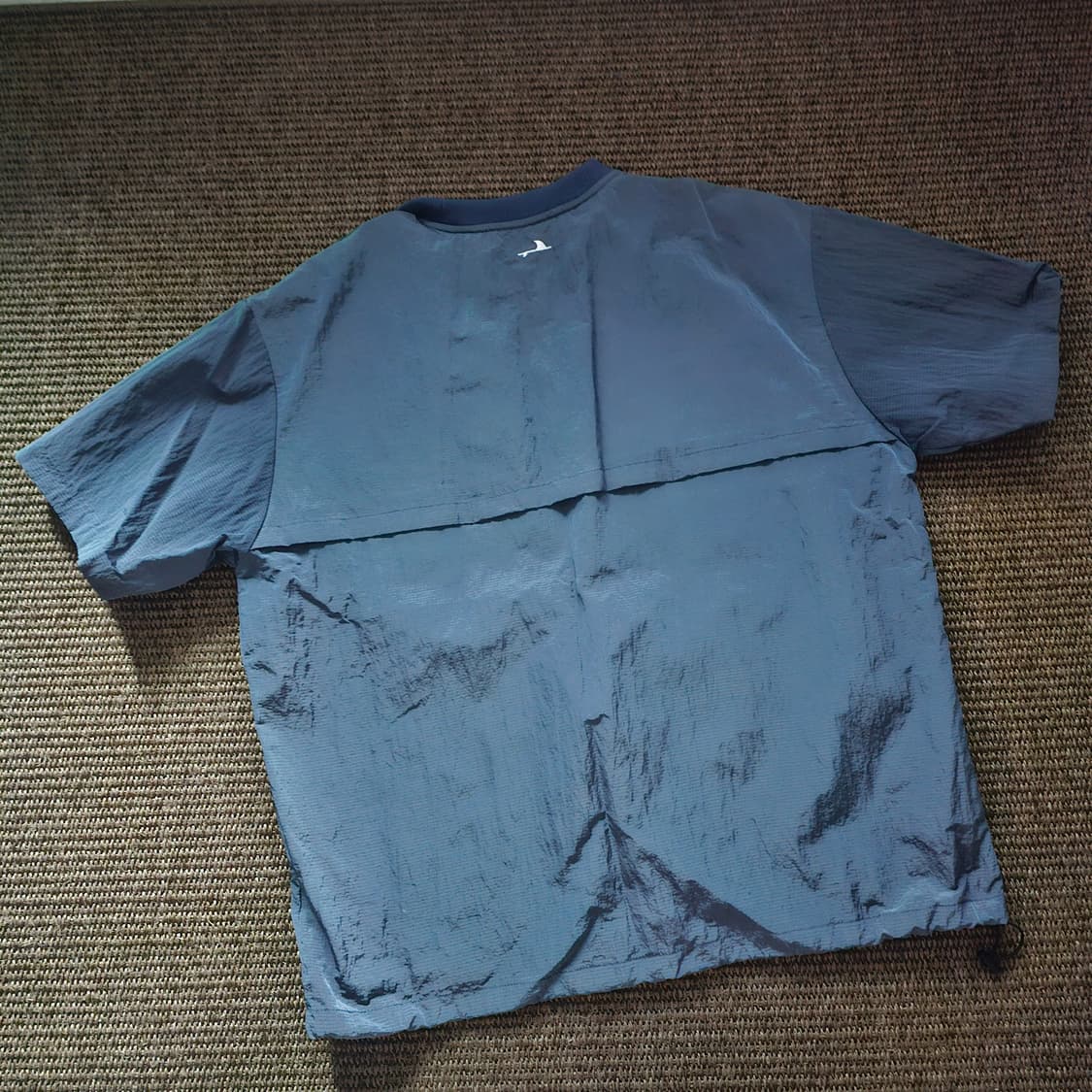 아카우(Akaw) 립스탑 나일론 반팔티 네이비 L 상품이미지2