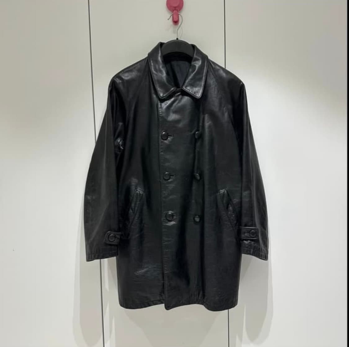 더반 인터메쪼 레더 피코트 자켓 상품이미지4