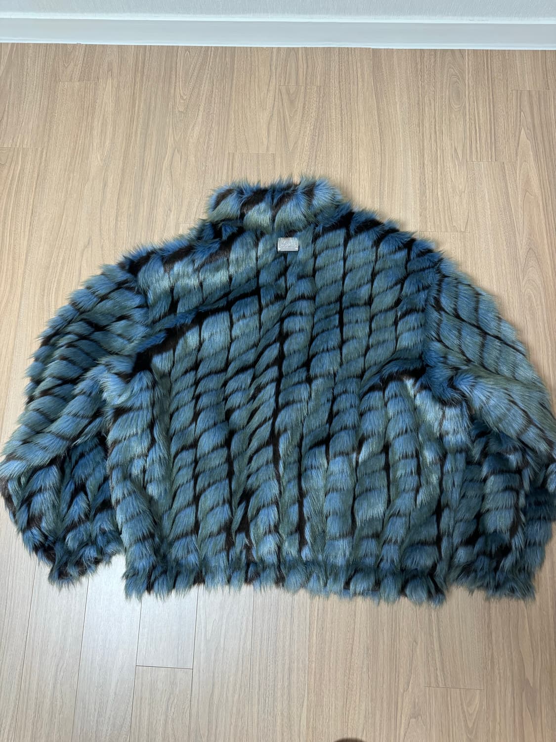 슈프림 투톤 윈드스토퍼 포우 퍼 자켓 블루 L 사이즈 상품이미지5