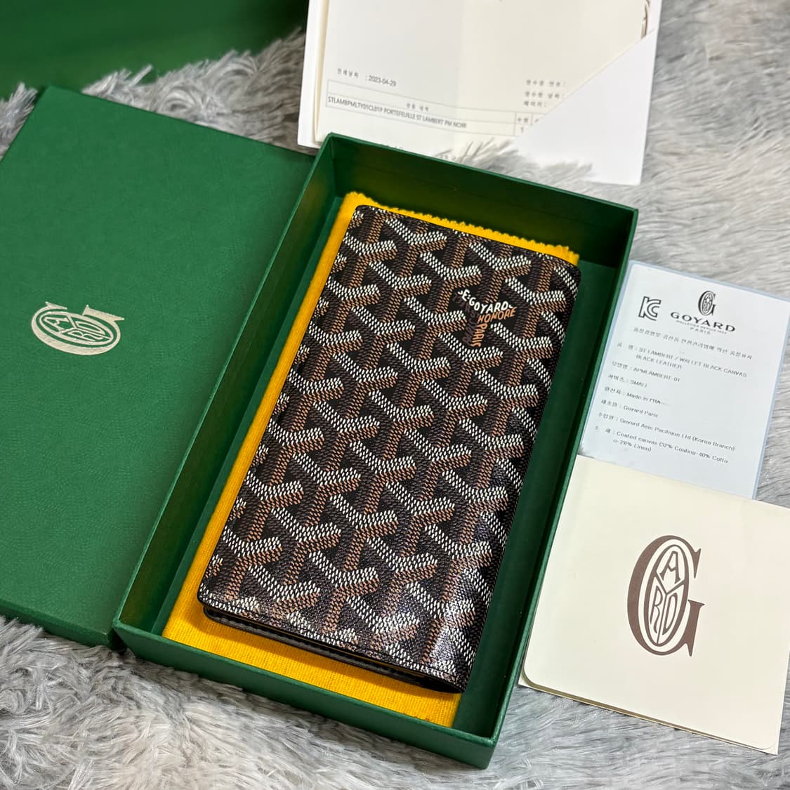 풀박스 고야드 램버트 장지갑 블랙 상품이미지2