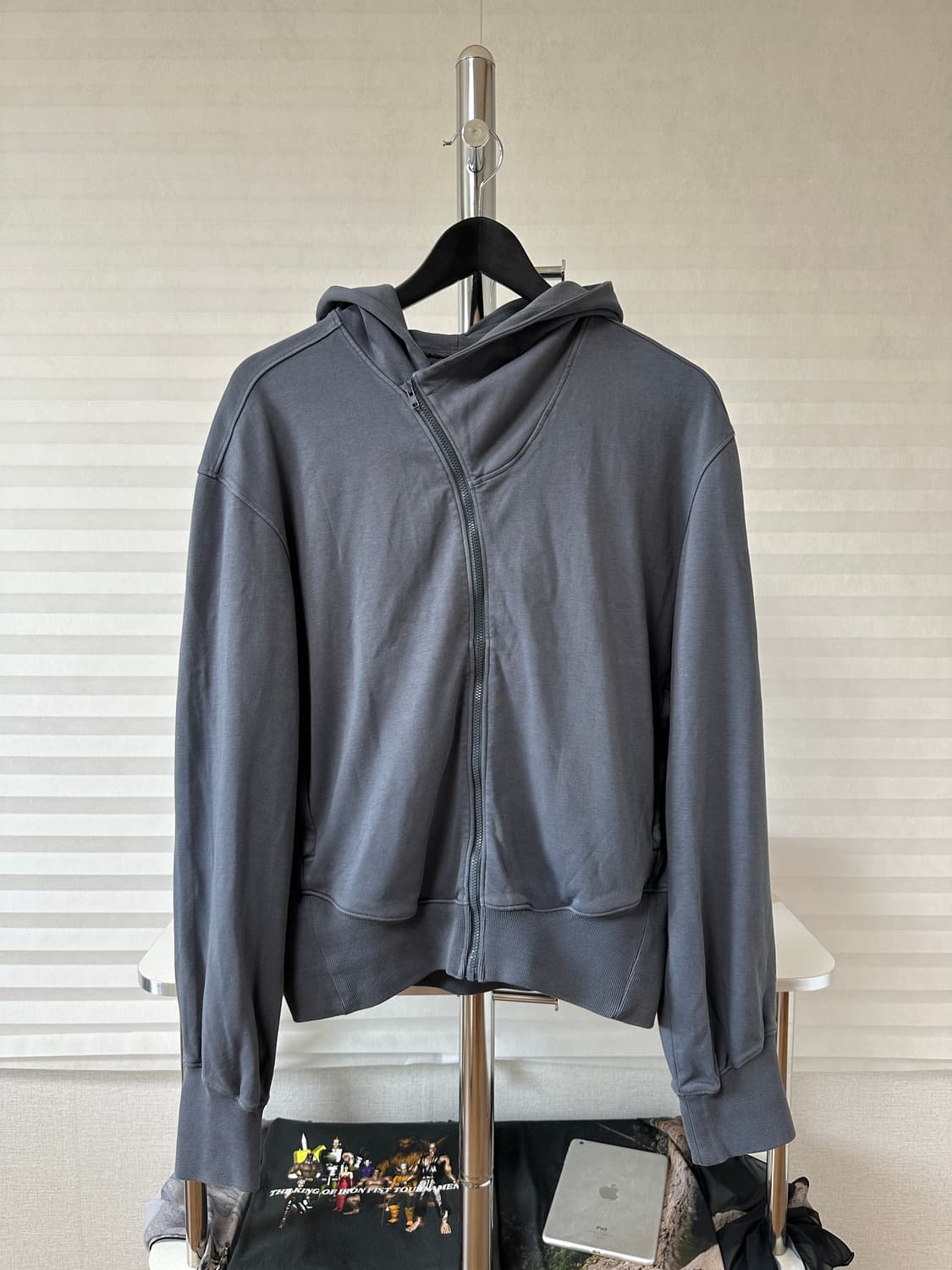 누마레ee 사선후드집업 상품이미지1