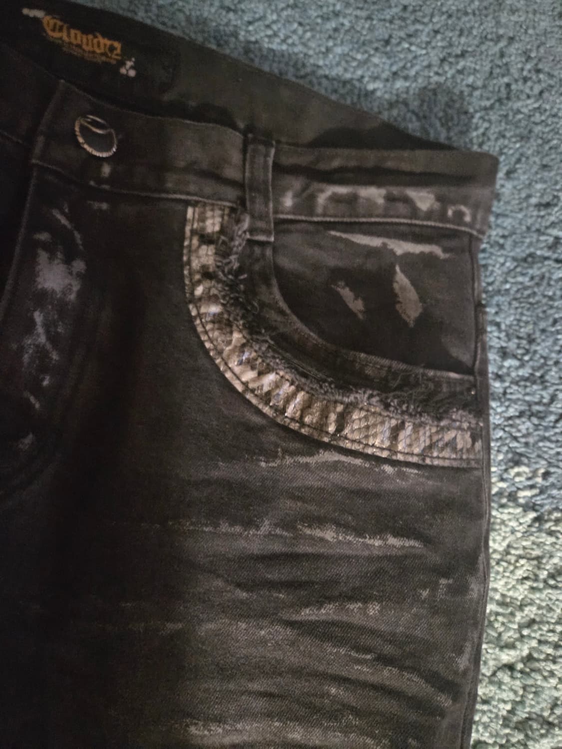 클라우드72 Cloud 72 흑데님팬츠  34사이즈 락시크 상품이미지5