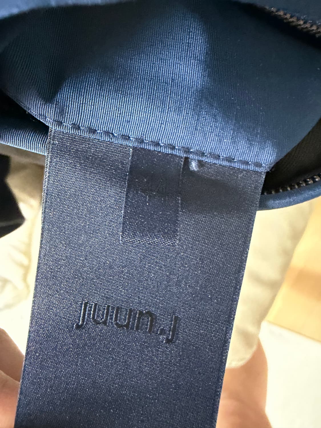 [44] 준지(Juun.J) 니트 믹스 패딩 자켓 (네이비/블랙) 상품이미지5