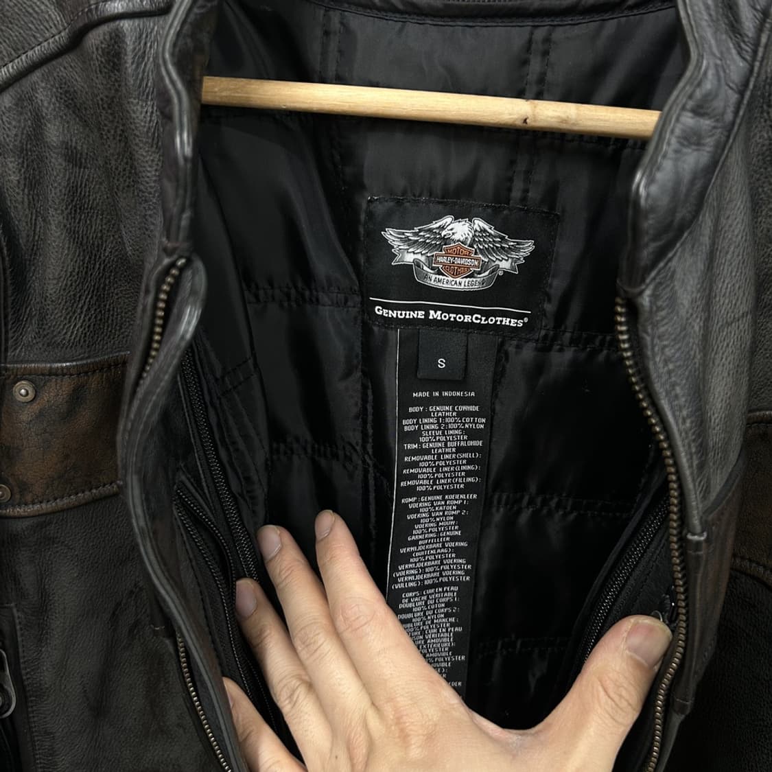15996 - 할리데이비슨 레더 라이더 자켓 상품이미지4