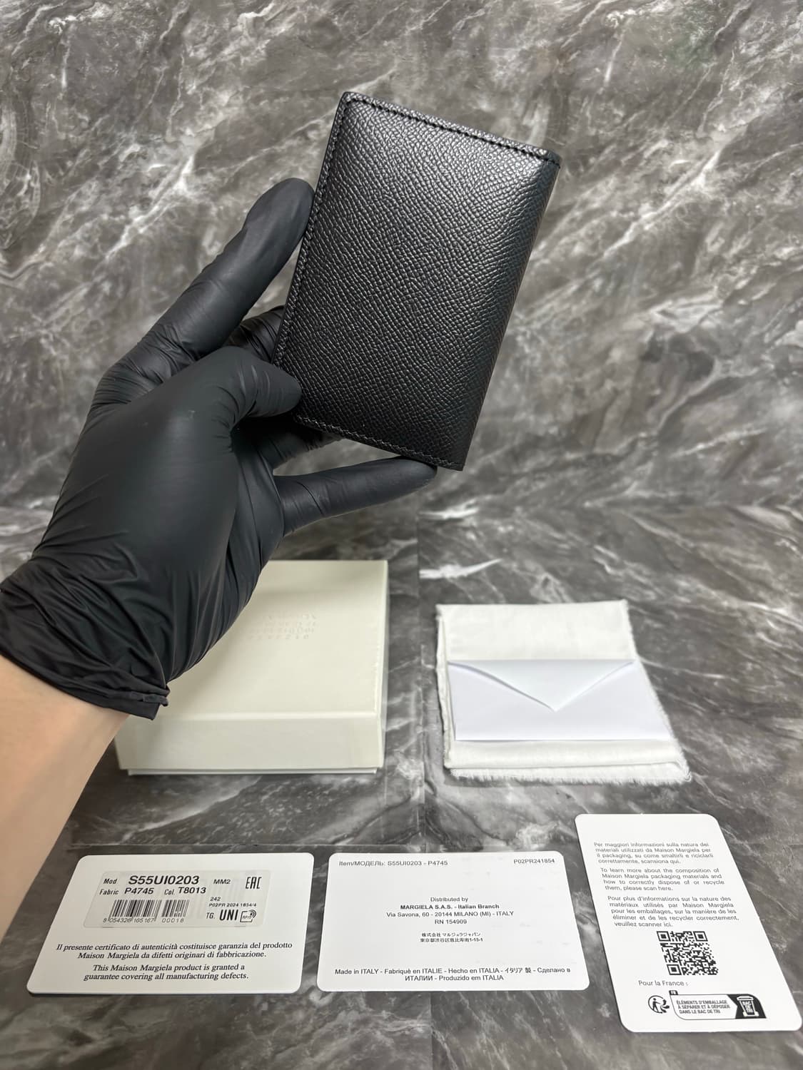 [새상품급] 마르지엘라 레더 바이폴드 오거나이저 카드지갑 상품이미지2