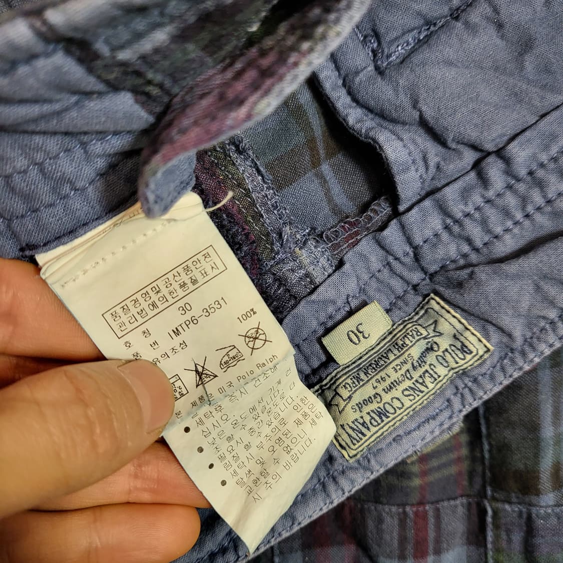 폴로 랄프로렌 진 카고 반바지 (32) 상품이미지8