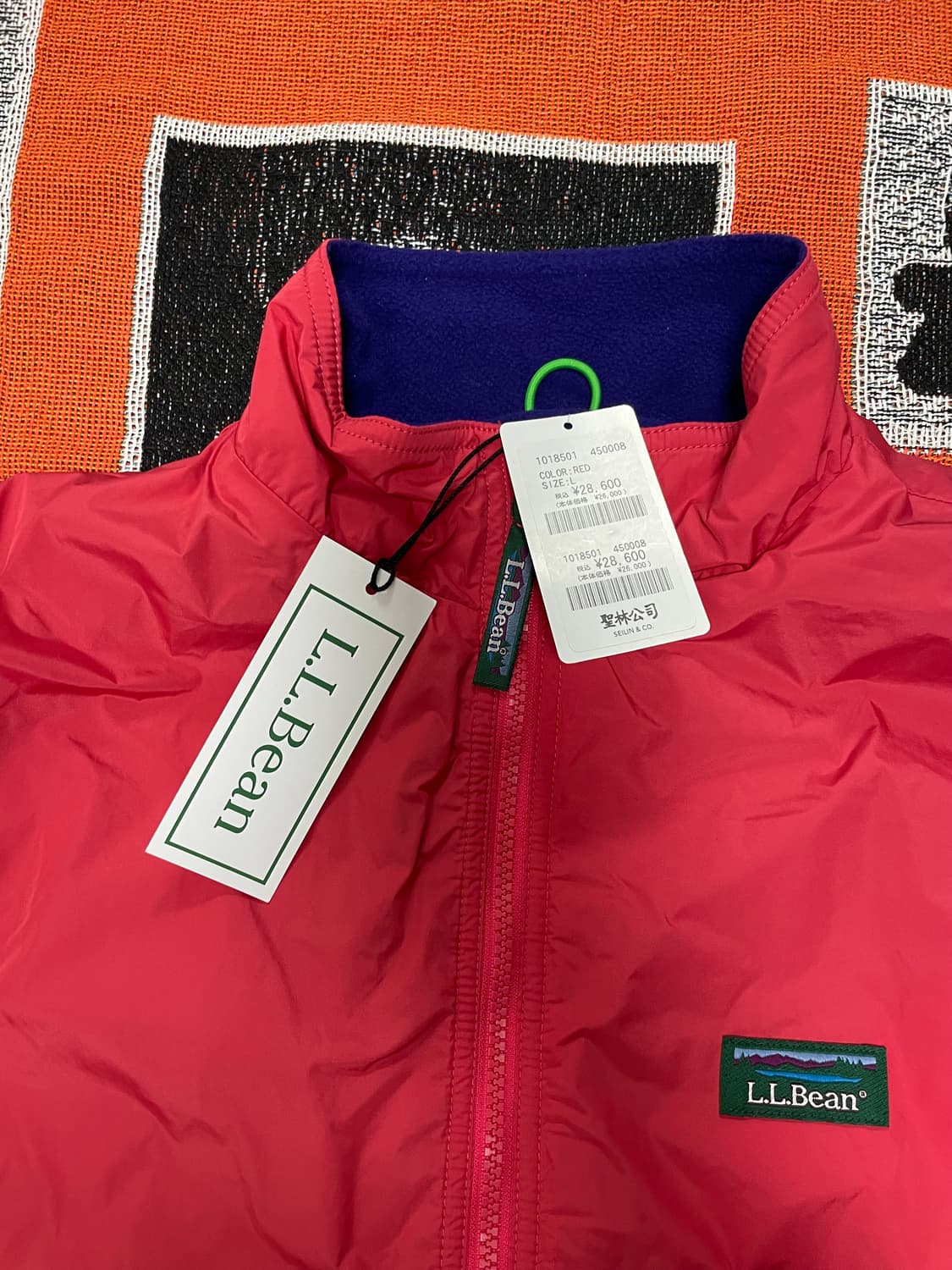 LLbean 엘엘빈 재팬라인 플리스자켓 록스베리 새상품 상품이미지2